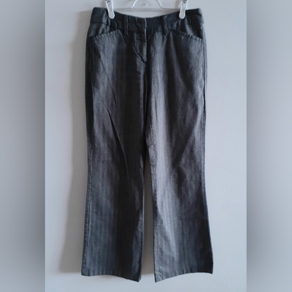 Grey wide-leg professional slacks, 4 - Picture 10 of 16